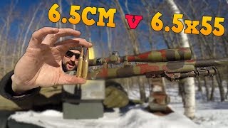 Custom 65x55 Swede Testing Reloaded Ammo [upl. by Rheingold]