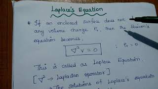 Poissons Equation and Laplaces Equation [upl. by Natsuj49]