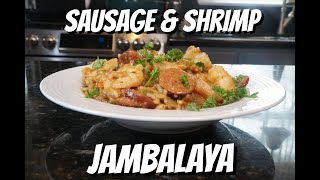 How To Make Jambalaya  Sausage amp Shrimp Jambalaya Recipe [upl. by Allesor]