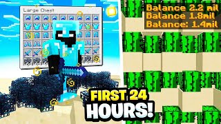 The 1 RICHEST MINECRAFT FACTIONS First 24 Hours INSANE [upl. by Kling241]