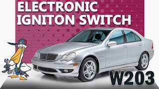 MercedesBenz W203 CClass Electronic Ignition Switch Replacement [upl. by Aramac971]