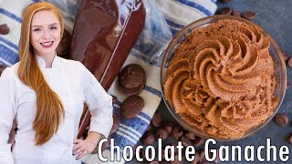 How to Make Chocolate Ganache Glaze amp Chocolate Filling Recipe [upl. by Aiciled]