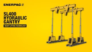 Hydraulic Gantry SL400  Portable Gantry Crane  Enerpac Heavy Lifting Technology [upl. by Procora]