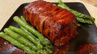 How To Make Meatloaf Bacon Wrapped [upl. by Prady]