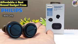 Philips TAT1215BK True Wireless Earphones Unboxing  Detailed Review [upl. by Zeni589]