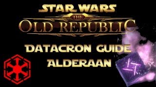 SWTOR  Datacron Guide  Alderaan Empire [upl. by Ursulette]