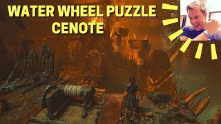 Shadow of the Tomb Raider Cenote Water Wheel Puzzle Invasive Species [upl. by Enimrac]