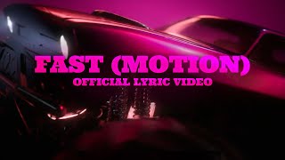 Saweetie  Fast Motion Official Lyric Video [upl. by Nnyladnarb]