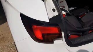 New Vauxhall Astra  how to replace brake light opelastraj [upl. by Eglanteen]