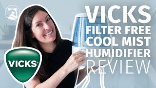 Vicks Filter Free Cool Mist Humidifier Review  Is Cool Mist The Coolest [upl. by Ahsienot]