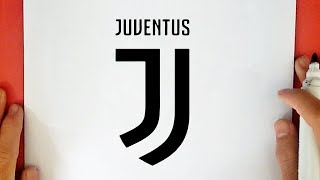 HOW TO DRAW THE JUVENTUS LOGO [upl. by Skantze]