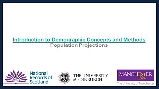 15 Demographic Concepts Population projections [upl. by Gunn]