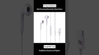 Latest Half in Ear Earphones  Powerful Bass Comfortable Wired Earphones  HY Type C Earphones [upl. by Ng747]