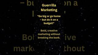 Guerrilla Marketing [upl. by Nivar711]