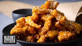 How To Make A Lighter Crispier Sesame Chicken  Marions Kitchen [upl. by Audy390]