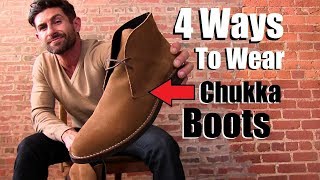 4 Cool Ways To Wear Chukkas EVERY Guy Should Try [upl. by Ellita285]