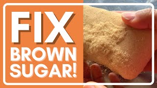 Fix Hard Brown Sugar No Microwave shorts [upl. by Akiehsal]