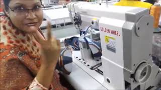 How Sport Shoes are Made  Shoe Making Machines  Shoe Upper Stitching Machine [upl. by Faden688]