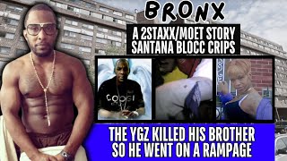 BRONX  A 2STAXXMOET STORY  CRIP GANG MEMBER WANTS REVENGE ON YGZ AFTER THEY KILL HIS BROTHER [upl. by Gabi220]