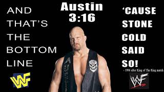 quotStone Coldquot Steve Austin  1st Theme Song 1 Hour [upl. by Aminta]