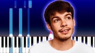 Rex Orange County  Happiness Piano Tutorial [upl. by Carly]