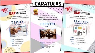 CARÁTULAS EN WORD 4 Diseños  TUTORIAL fácil paso a paso  Shirlhy [upl. by Festa]