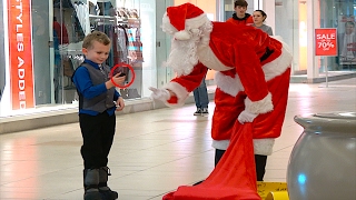 SANTA GIVES KIDS COAL PRANK COPS CALLED [upl. by Lirret]