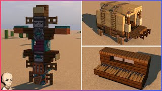 Minecraft 20 Western Build Hacks and Ideas [upl. by Ayotnahs]