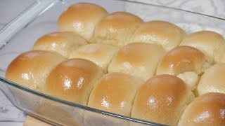 Easy BREAD ROLL Recipe NO MILK NO EGGS NO BUTTER  Best Dinner Roll Recipe  Petits Pains Moelleux [upl. by Ackerley]