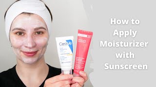 Skincare Tips How to Apply Moisturizer Properly [upl. by Salvadore]