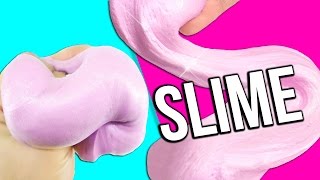 HAZ SLIME ESPONJOSO SIN BORAX  DIY FLUFFY SLIME  Tutoriales Belen [upl. by Eatnod424]