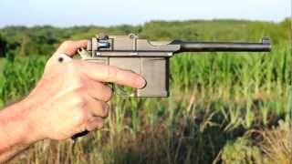 Shooting the Mauser C96 Broomhandle [upl. by Shelden]