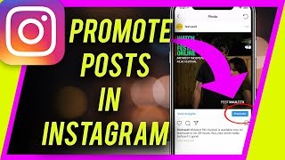 How to Use Instagram Promote Button Grow with ads inside Instagram [upl. by Lenard]