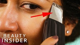 We Tried Deep Cleaning Our Pores With A Skin Spatula [upl. by Yendyc]