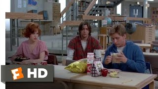 The Breakfast Club 68 Movie CLIP  Lunchtime 1985 HD [upl. by Kinom333]