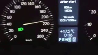 Mercedes Benz C200 Kompressor W203 acceleration [upl. by Ajax]