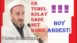 EN KOLAY  EN BASİT  1 dk 52 sn de GUSÜL Abdesti Nasıl Alınır [upl. by Caye]