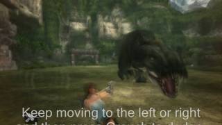 Tomb Raider Anniversary T rex Boss [upl. by Aihsoek]