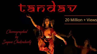 TANDAV  Choreography by Sayani Chakraborty Times music spiritual  Shankar Mahadevan [upl. by Charin]