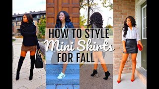 How to Style a Mini Skirt [upl. by Nnyletak]