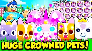 I Hatched SHINY EXCLUSIVES And Got HUGE CROWNED PETS [upl. by Sherry]