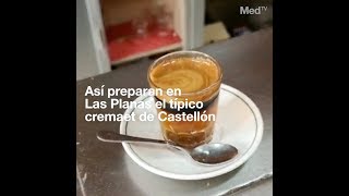 Así preparan en Las Planas el típico cremaet de Castellón [upl. by Marsiella647]