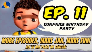 Jan Remastered  Surprise Birthday Party  Official Urdu Cartoon  S01 E11 [upl. by Lotz]