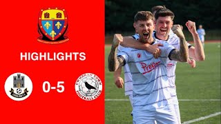 Caerleon 05 Cwmbrân Town  Gwent FA Senior cup  Quarter final highlights [upl. by Amsden]