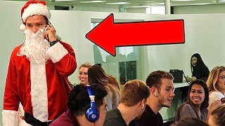 Santa Claus Embarrassing Phone Calls PRANK [upl. by Aliled]