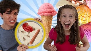 ICE CREAM CHALLENGE Disgusting amp Funny [upl. by Mrots]