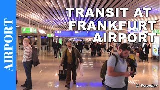 TRANSIT WALK AT FRANKFURT Airport FRA Terminal 1  Connection Flight Transfer Arriving amp Departing [upl. by Oneill]