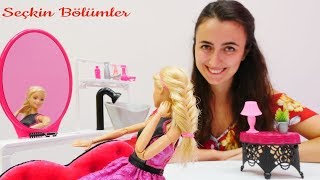 Barbie güzellik oyunları SPA saç boyatma yapalım [upl. by Omrellug]