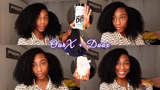 OurX  Doux IMMACULATE COMBO  Mousse Wash N Go [upl. by Eidoow]