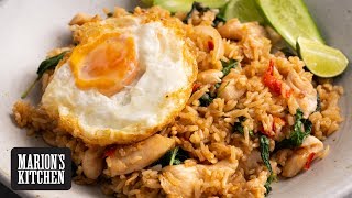 Spicy Thai Chicken Fried Rice  Marions Kitchen [upl. by Cruce869]